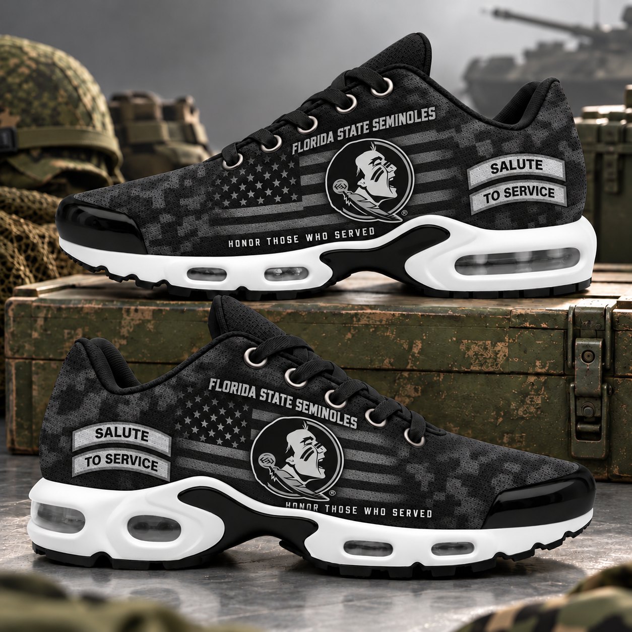 Florida State Seminoles Veterans Salute To Service Air Max Sneakers