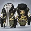 Army Black Knights Men's Christmas Graphic Hooded Winter Coat – Festive Holiday Edition
