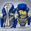 Pittsburgh Panthers Men's Christmas Graphic Hooded Winter Coat – Festive Holiday Edition
