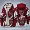 South Carolina Gamecocks Men's Christmas Graphic Hooded Winter Coat – Festive Holiday Edition