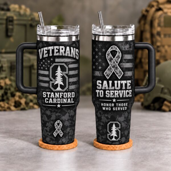 Stanford Cardinal Veterans Salute To Service 40oz Tumbler