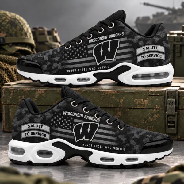 Wisconsin Badgers Veterans Salute To Service Air Max Sneakers