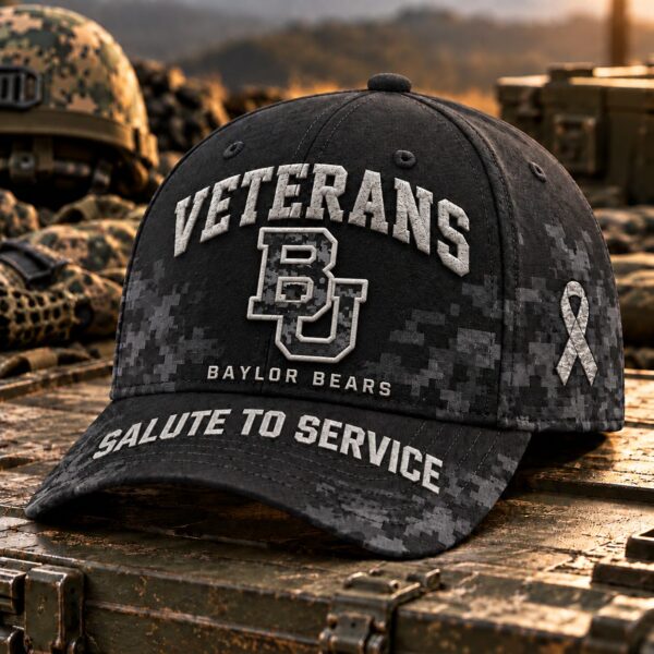 Baylor Bears Veterans Salute To Service Baseball Cap