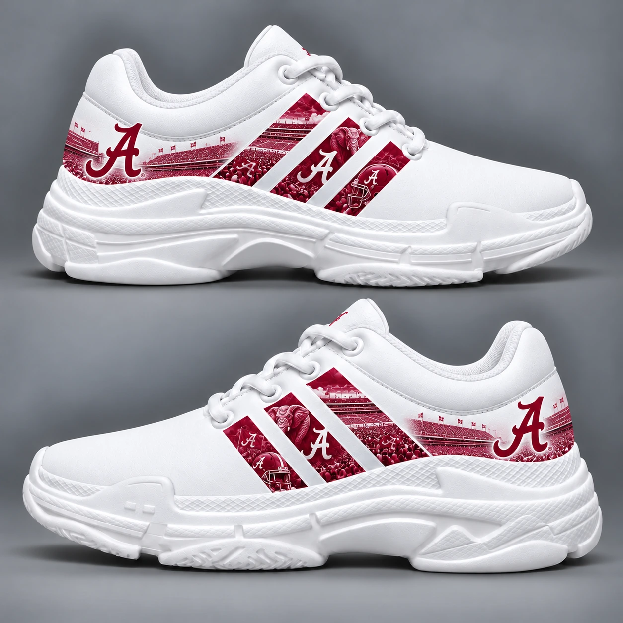 Alabama Crimson Tide Ultimate Fan Spirit Sneakers – Game Day Edition
