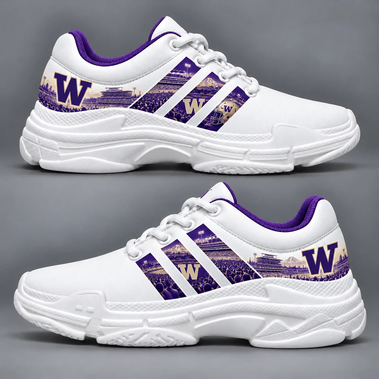 Washington Huskies Ultimate Fan Spirit Sneakers – Game Day Edition
