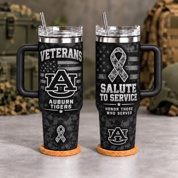 Auburn Tigers Veterans Salute To Service 40oz Tumbler
