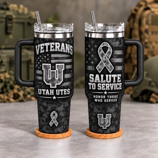 Utah Utes Veterans Salute To Service 40oz Tumbler