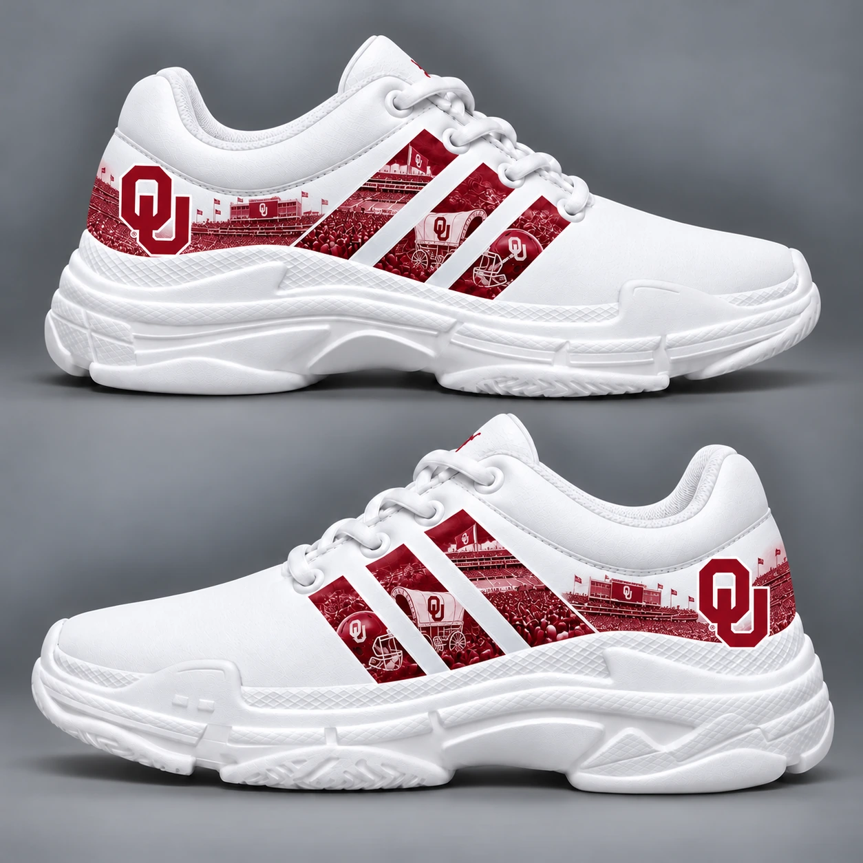Oklahoma Sooners Ultimate Fan Spirit Sneakers – Game Day Edition