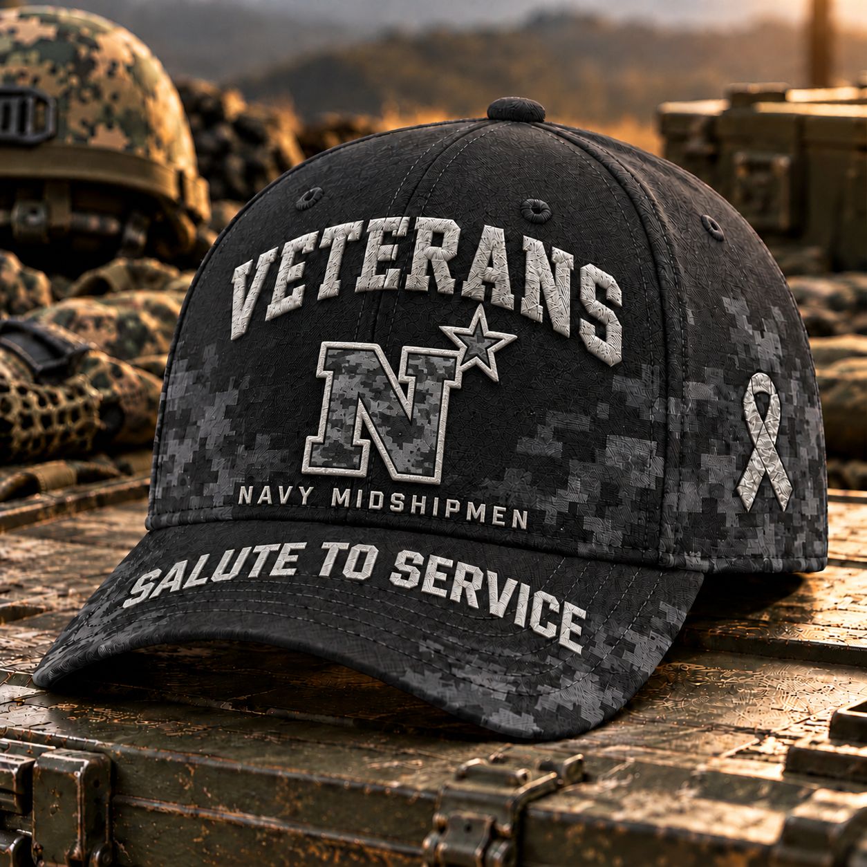 Navy Midshipmen Veterans Salute To Service Baseball Cap