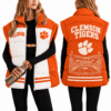 Clemson Tigers Oversize Women Puffer Vest