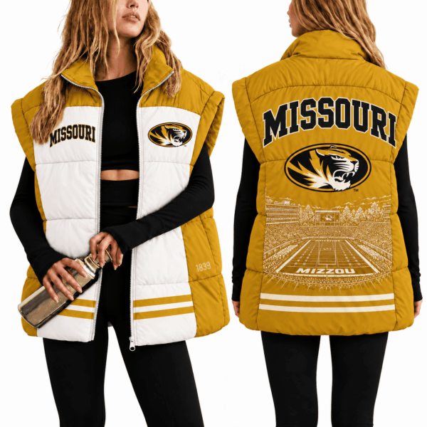 Missouri Tigers Oversize Women Puffer Vest