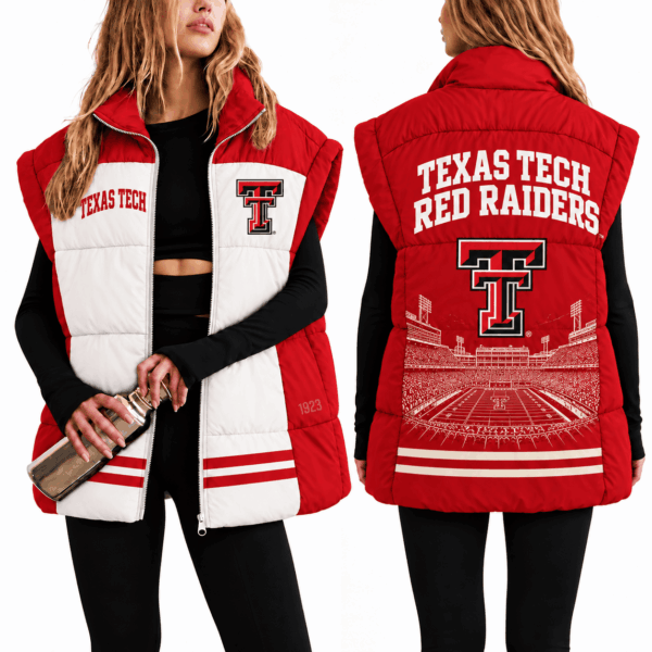 Texas Tech Red Raiders Oversize Women Puffer Vest