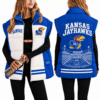 Kansas Jayhawks Oversize Women Puffer Vest