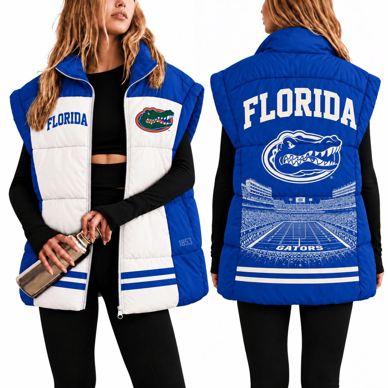Florida Gators Oversize Women Puffer Vest