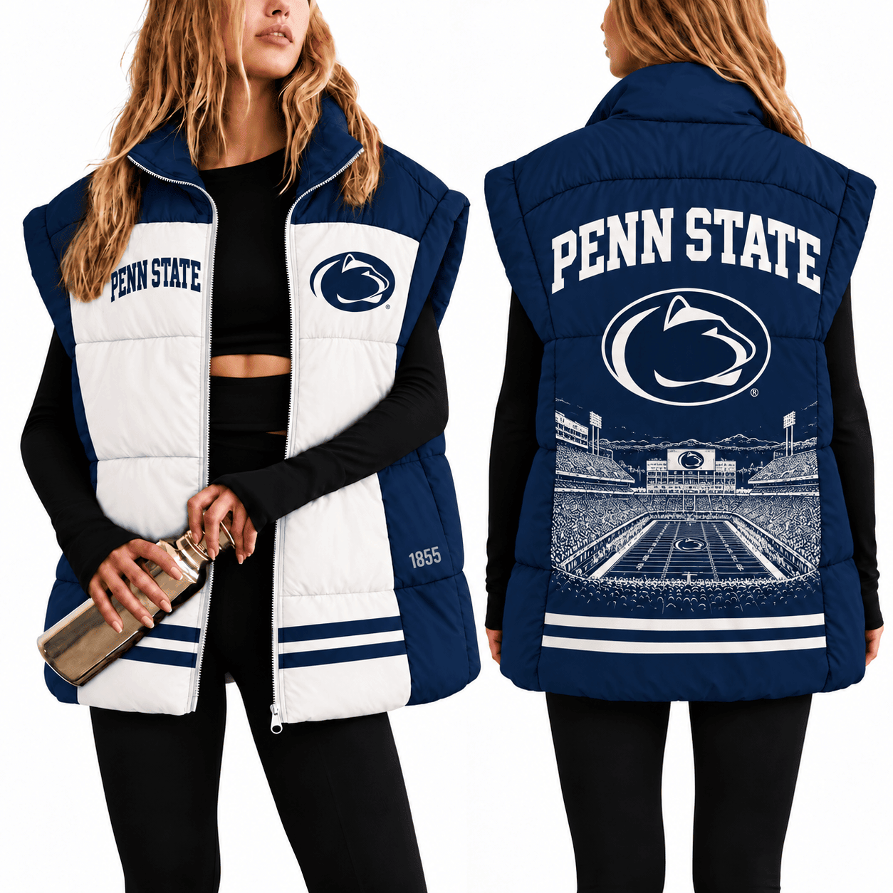 Penn State Nittany Lions Oversize Women Puffer Vest