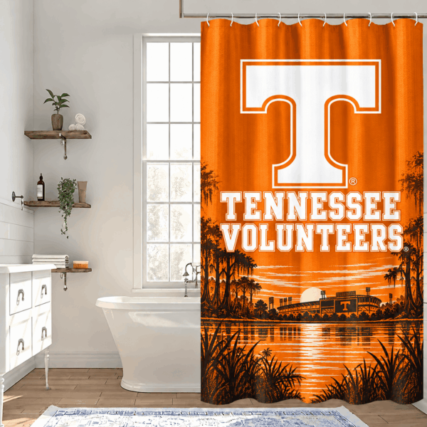 Tennessee Volunteers Premium Bathroom Curtains