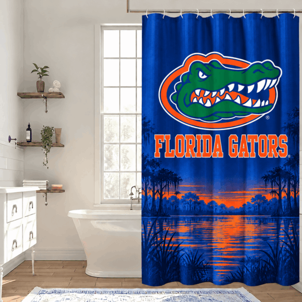 Florida Gators Premium Bathroom Curtains