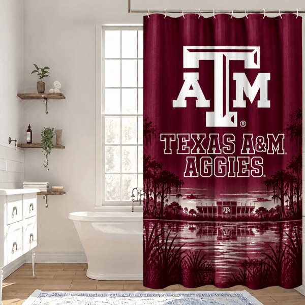 Texas A&M Aggies Premium Bathroom Curtains