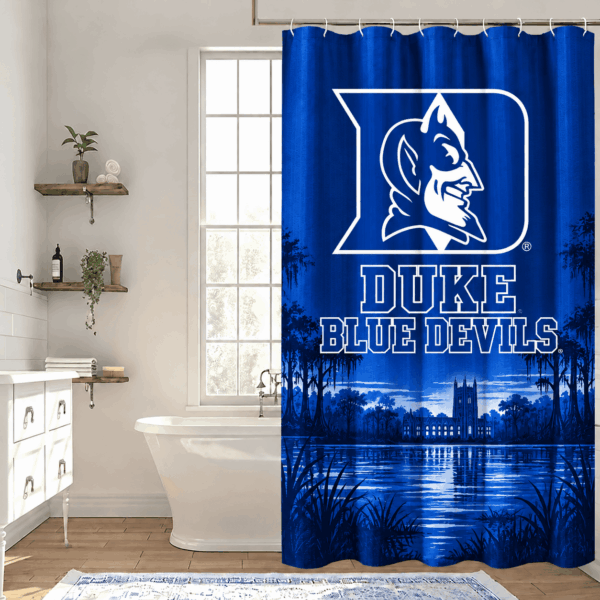 Duke Blue Devils Premium Bathroom Curtains