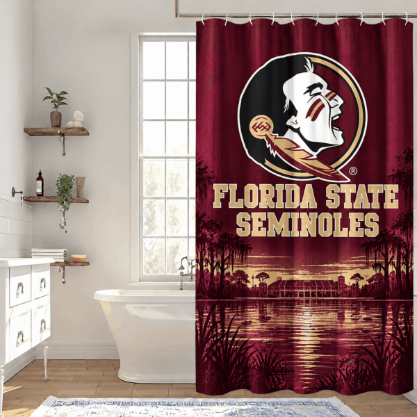 Florida State Seminoles Premium Bathroom Curtains