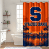 Syracuse Orange Premium Bathroom Curtains