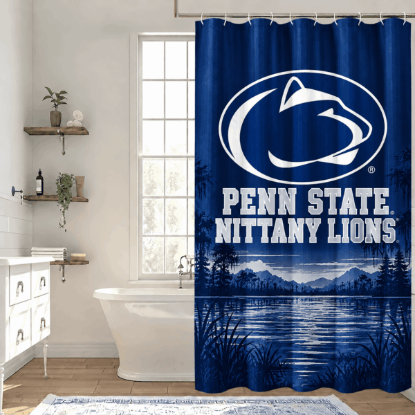 Penn State Nittany Lions Premium Bathroom Curtains