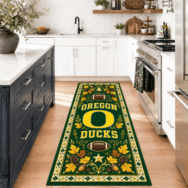 Oregon Ducks Kitchen Rugs Entryway Rug Runner