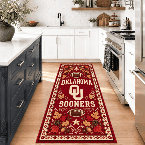 Oklahoma Sooners Kitchen Rugs Entryway Rug Runner