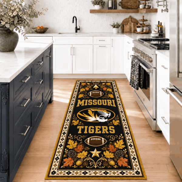 Missouri Tigers Kitchen Rugs Entryway Rug Runner