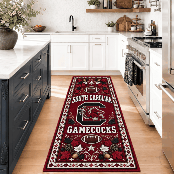 South Carolina Gamecocks Kitchen Rugs Entryway Rug Runner