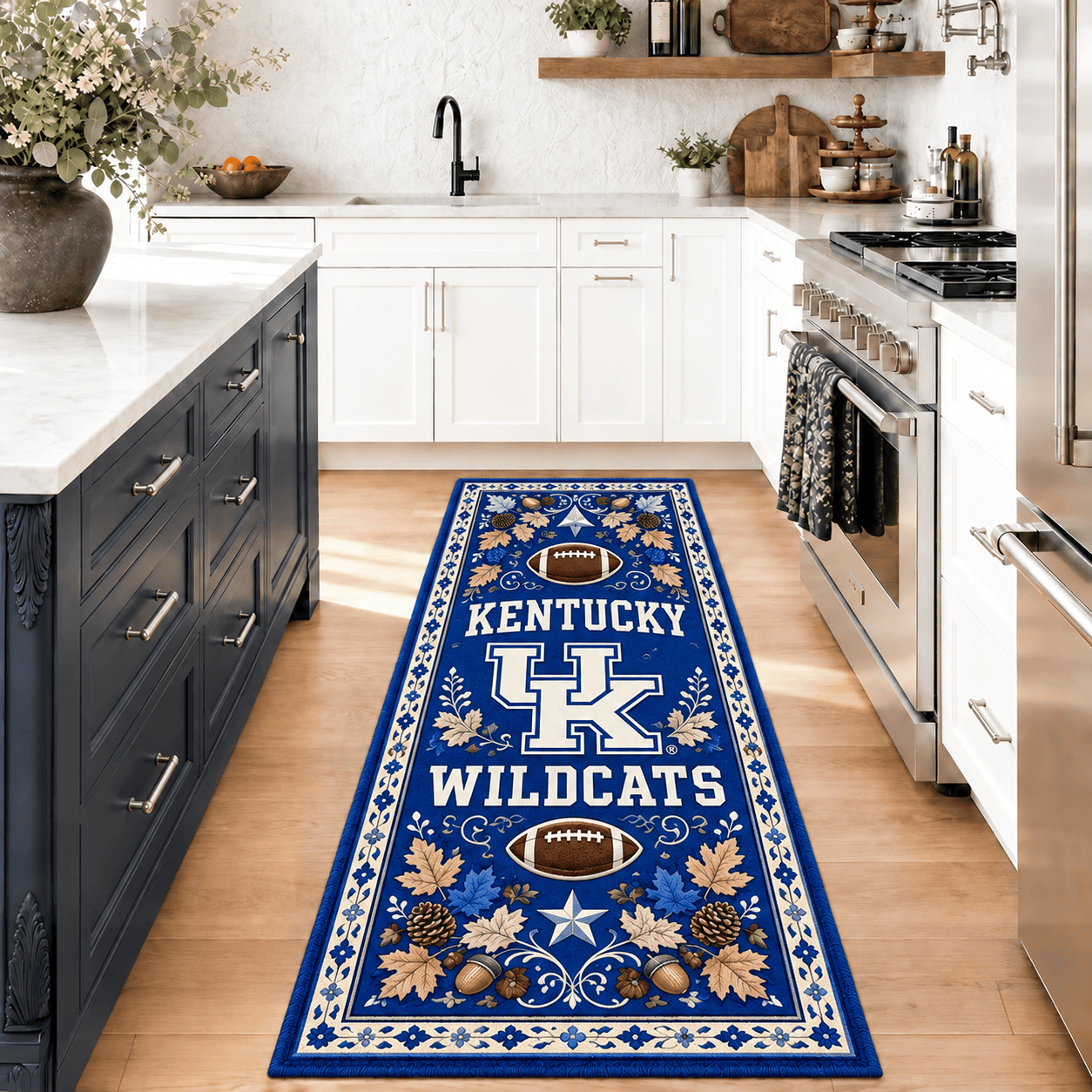 Kentucky Wildcats Kitchen Rugs Entryway Rug Runner