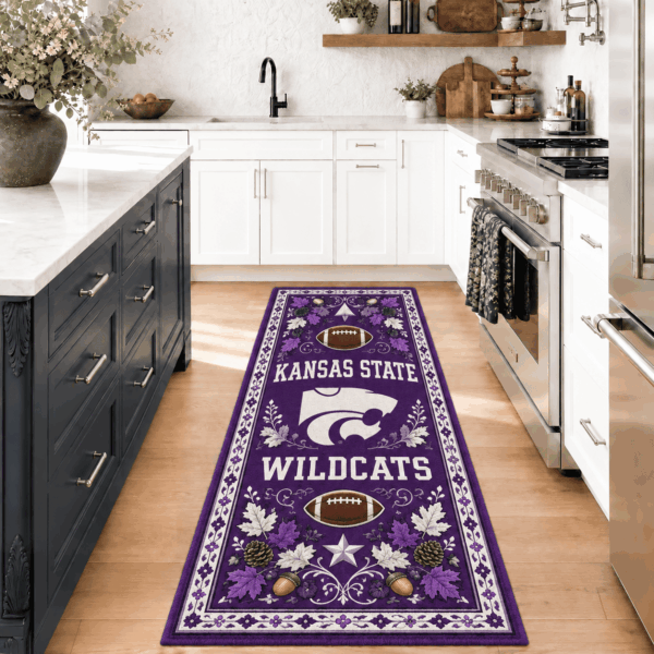 Kansas State Wildcats Kitchen Rugs Entryway Rug Runner