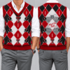Texas Tech Red Raiders Team Argyle Football Fan V-Neck Sleeveless Knit Vest