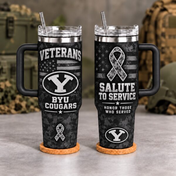 BYU Cougars Veterans Salute To Service 40oz Tumbler
