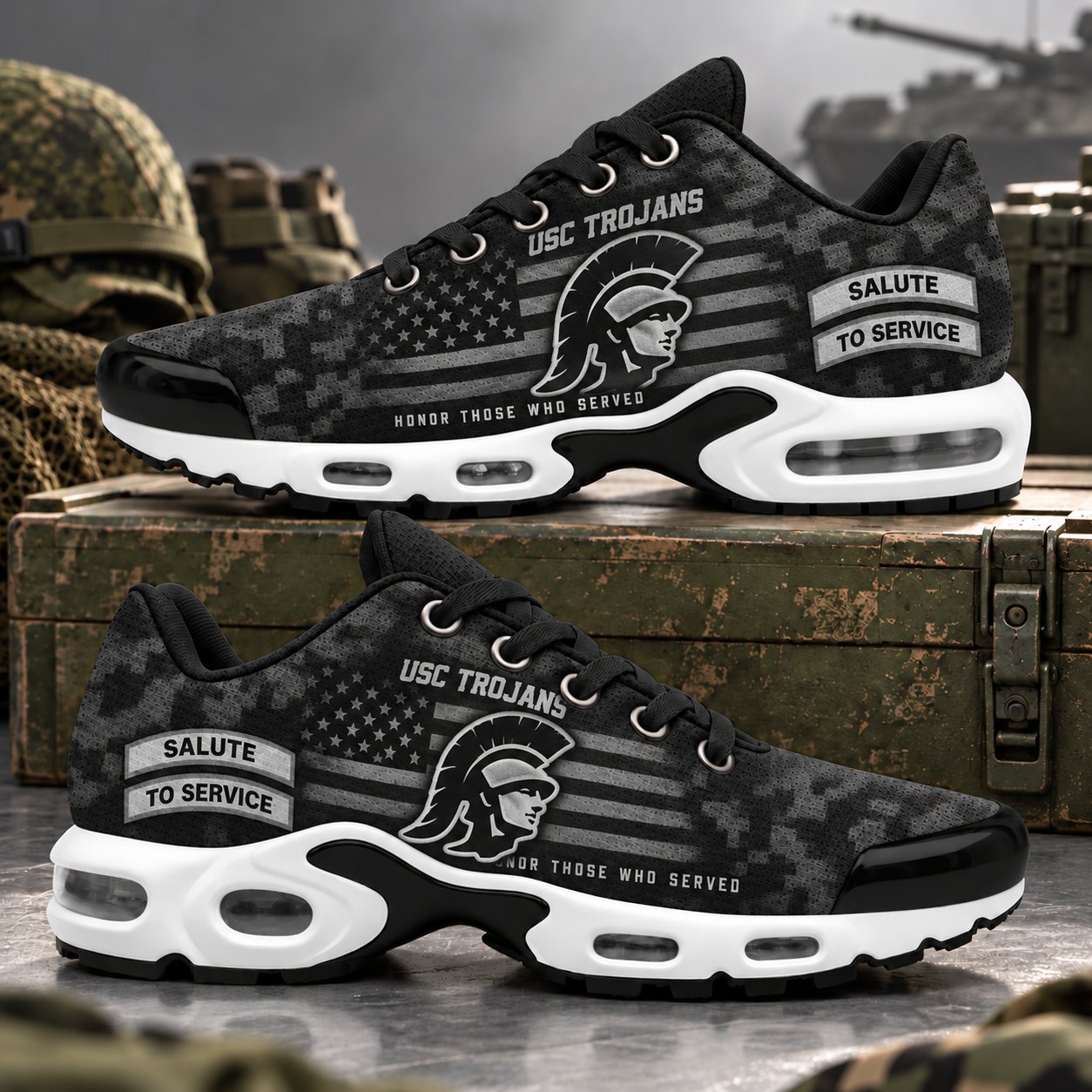 USC Trojans Veterans Salute To Service Air Max Sneakers