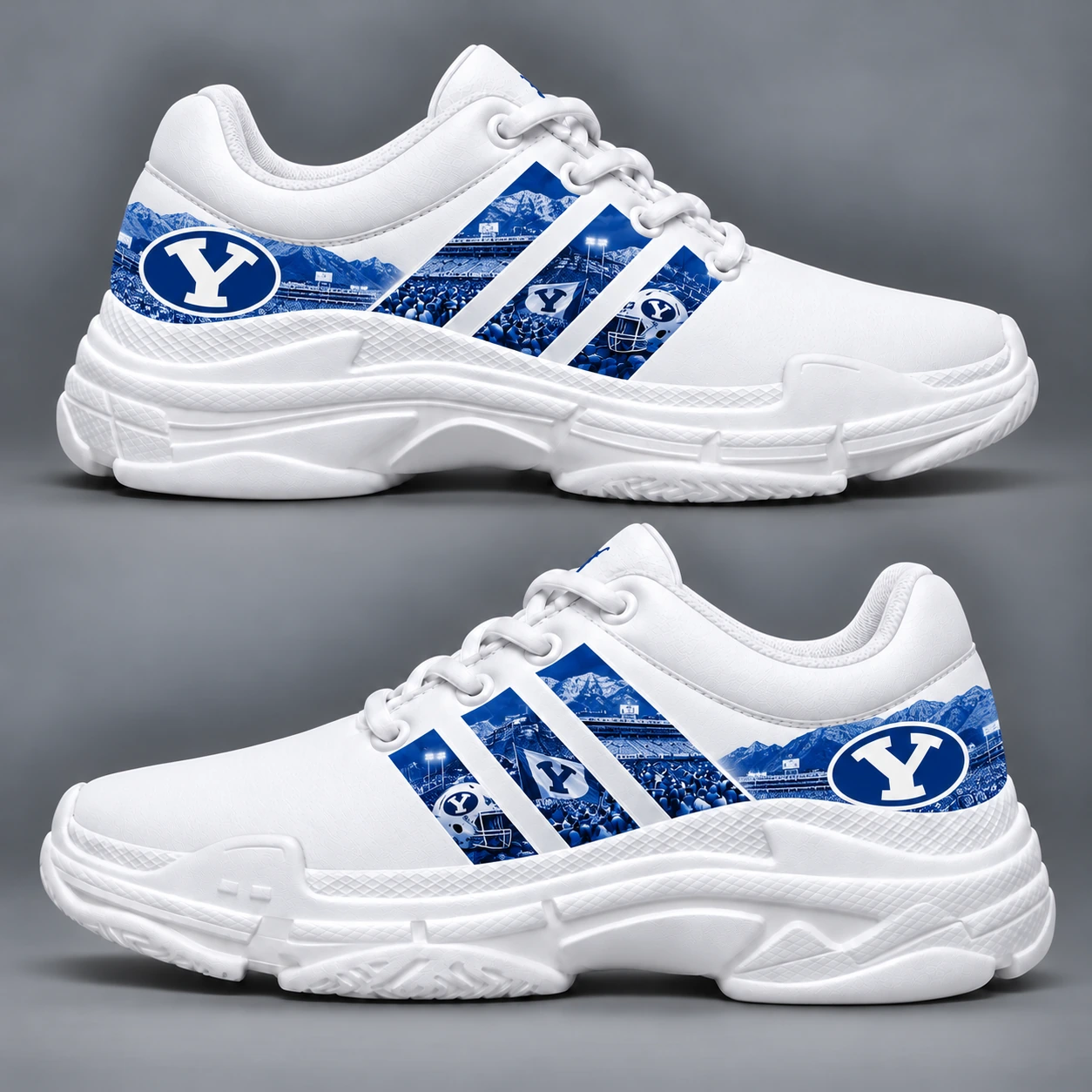 BYU Cougars Ultimate Fan Spirit Sneakers – Game Day Edition