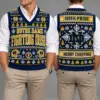 Notre Dame Fighting Irish Christmas Argyle Football Fan V-Neck Sleeveless Knit Vest