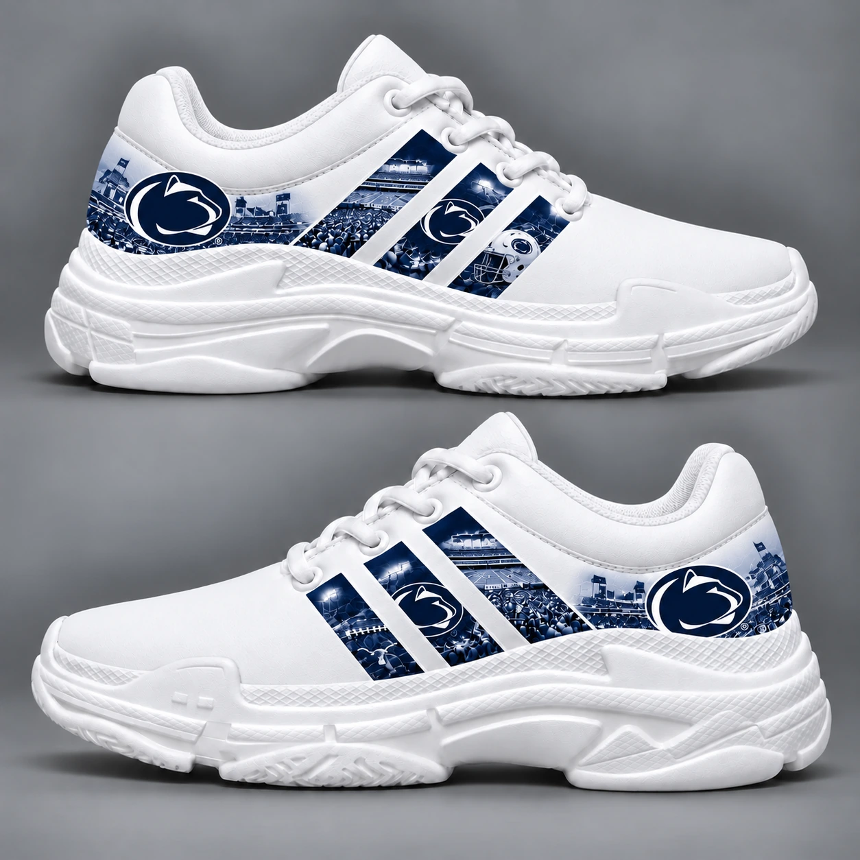 Penn State Nittany Lions Ultimate Fan Spirit Sneakers – Game Day Edition