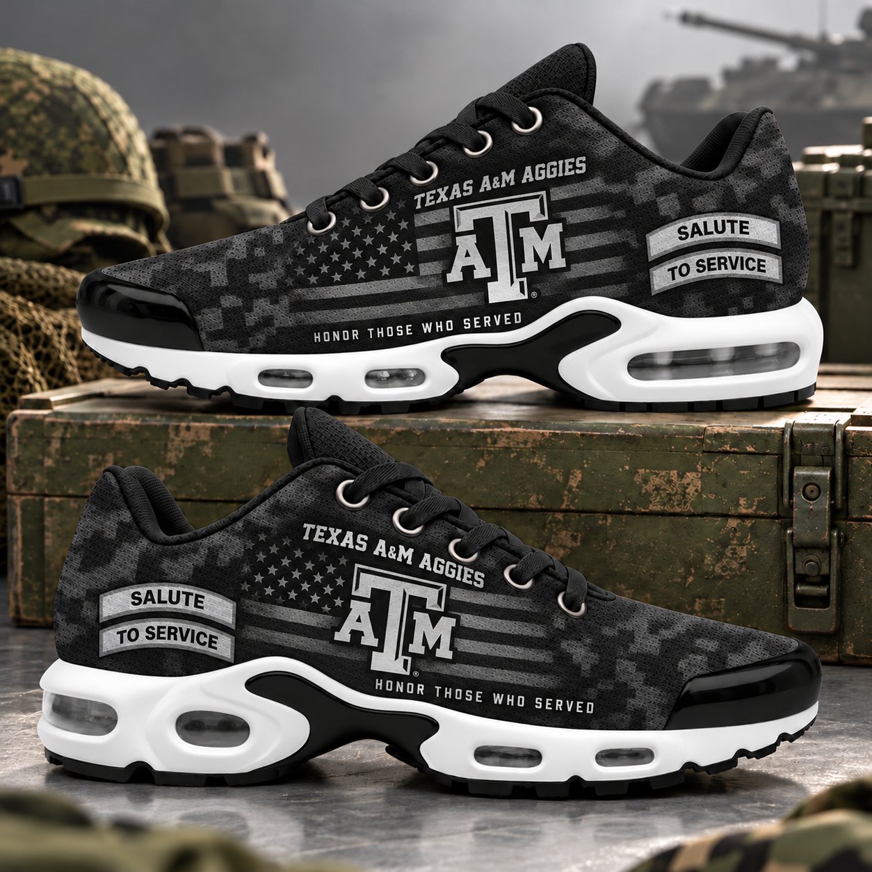 Texas A&M Aggies Veterans Salute To Service Air Max Sneakers