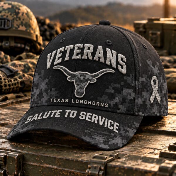 Texas Longhorns Veterans Salute To Service Baseball Cap