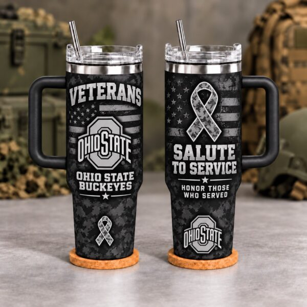 Ohio State Buckeyes Veterans Salute To Service 40oz Tumbler