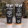 Texas A&M Aggies Veterans Salute To Service 40oz Tumbler