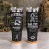 Missouri Tigers Veterans Salute To Service 40oz Tumbler
