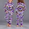 Kansas State Wildcats Kids Christmas Pajama Set
