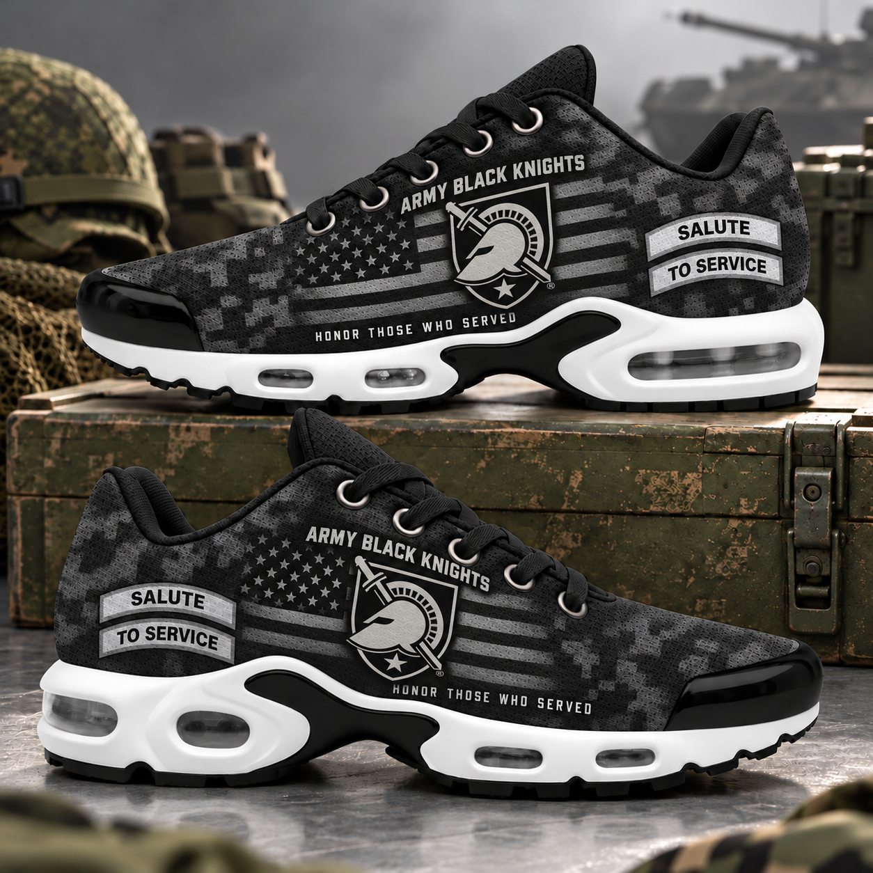 Army Black Knights Veterans Salute To Service Air Max Sneakers