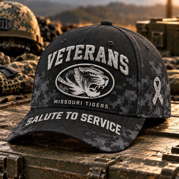 Missouri Tigers Veterans Salute To Service Baseball Cap