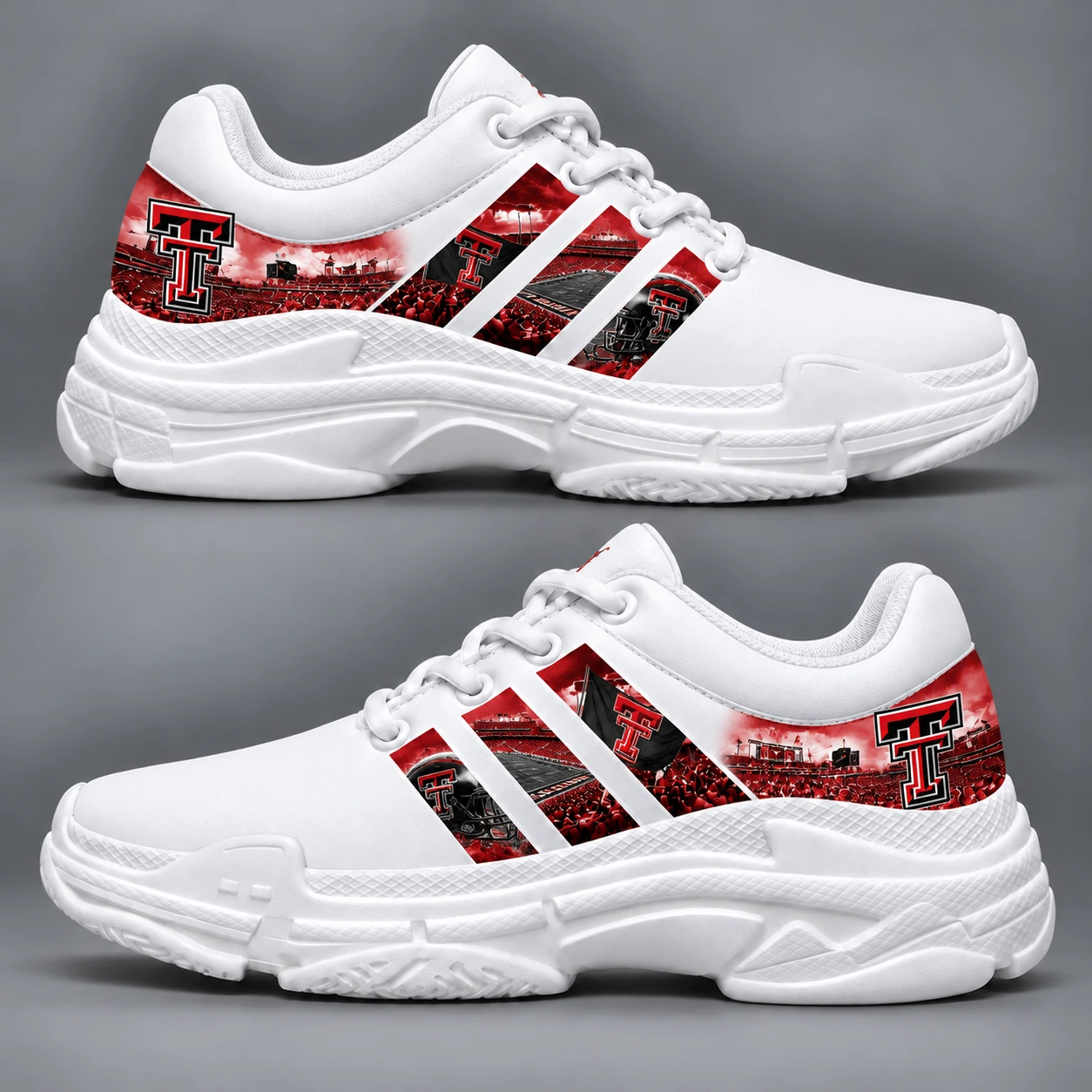 Texas Tech Red Raiders Ultimate Fan Spirit Sneakers – Game Day Edition