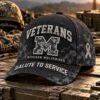 Michigan Wolverines Veterans Salute To Service Baseball Cap