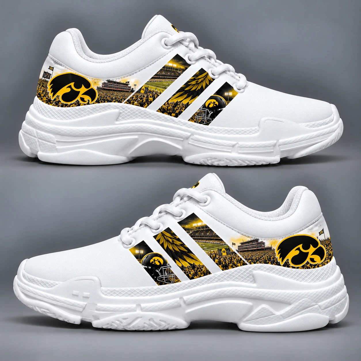 Iowa Hawkeyes Ultimate Fan Spirit Sneakers – Game Day Edition