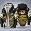 Missouri Tigers Men's Christmas Graphic Hooded Winter Coat – Festive Holiday Edition